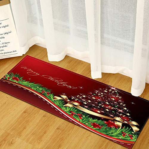 Tapis de Noël lavable en polyester idéal pour protéger votre cuisine - 2