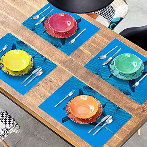 Sets de table baleine pour repas de famille et décoration de table maritime - 8