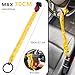Steering Wheel Lock Anti-Theft Device, Seat Belt Lock, Anti Theft Car Device with 3 Keys, Car Theft Prevention Device Fit Most Vehicle, SUV, Golf Cart Security