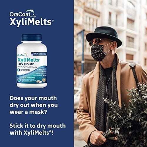 Oracoat Xylimelts Dry Mouth Relief Oral Adhering Discs thumb #6