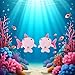2Pcs Cute Whale Shark Coin Purse, Shark Wallet Novelty Purse Aesthetic Kawaii Accessories With Zipper Funny Small Plush Girls Wallet Women's Coin Purses and Pouches, Men's Fashion (Pink)