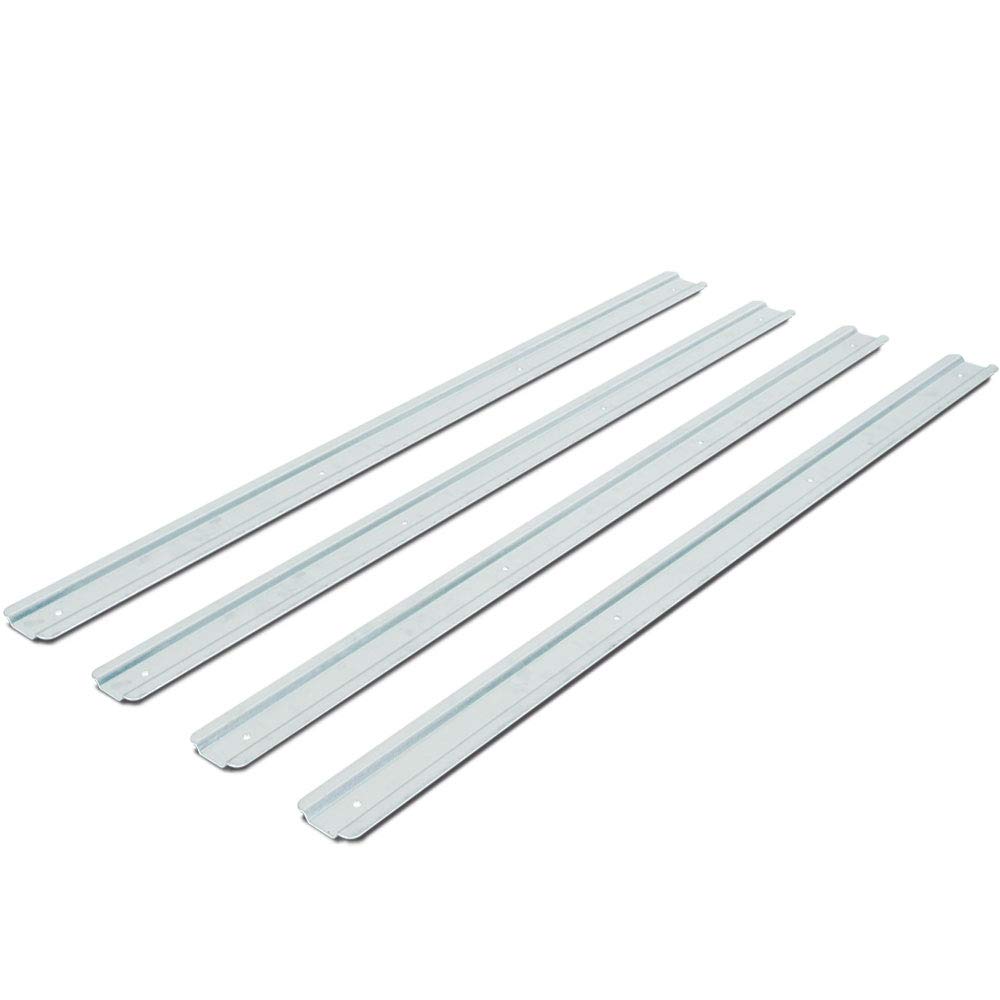 BRB LB4 Lot de 25 boîtes de rangement avec 4 rails muraux Vert 2,9 l 235 x 145 x 125 mm