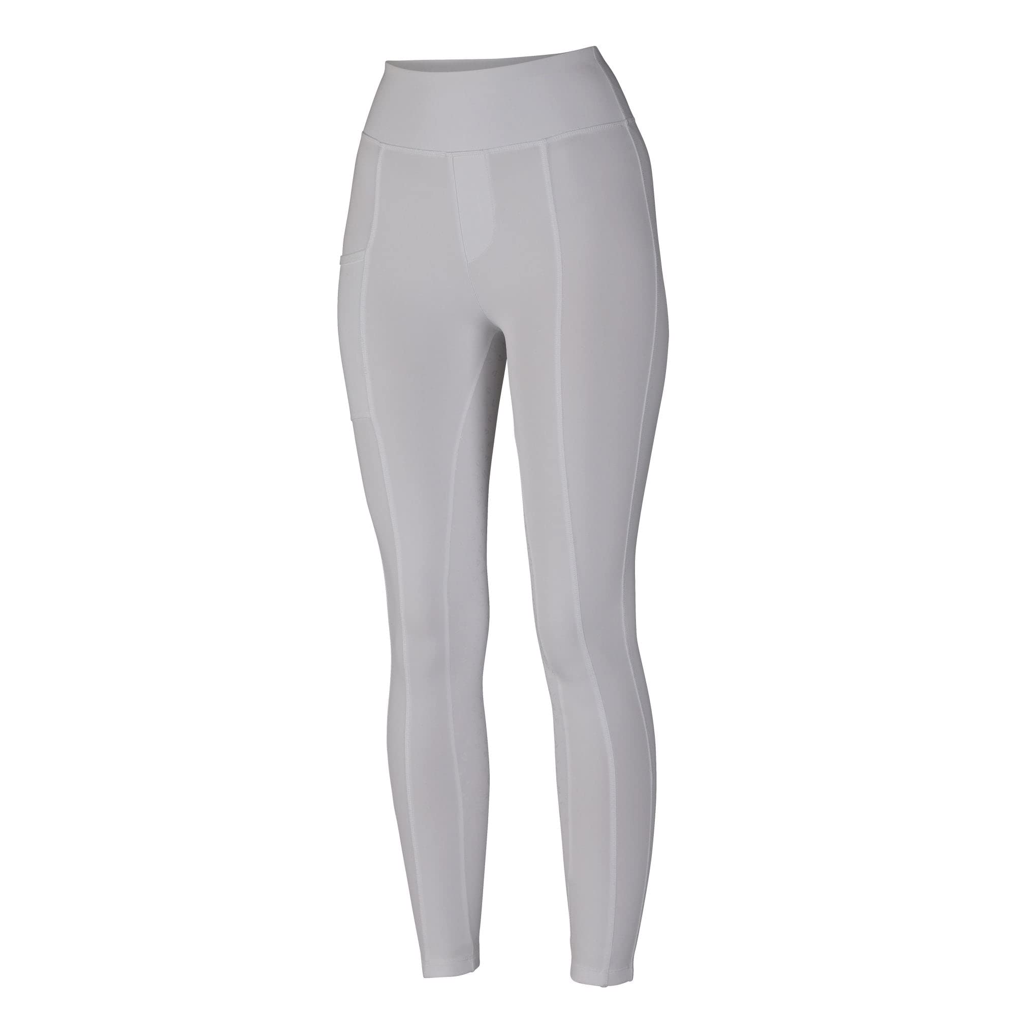 Aubrion Women's White Shires Hudson Riding Tights - Large