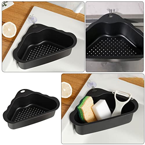 Colador triangular de acero inoxidable para fregadero miniatura 6