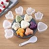 Amazon.com: EOQPDECD 8 Pcs Triangle Rice Ball Maker with Spatula ...
