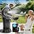LanSuper Misting Fan, Portable Misting Fan with Light & 2L Water Tank, 30000mAh Battery Powered Misting Camping Fan, Rechargeable Mist Fan with Remote & Timer, 4 Speeds & Spray, 120° Auto Oscillating
