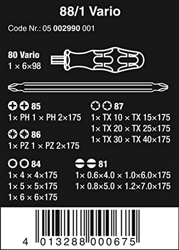 Wera 88/1 Vario-set, 11-delig, 05002990001 - Afbeelding 4