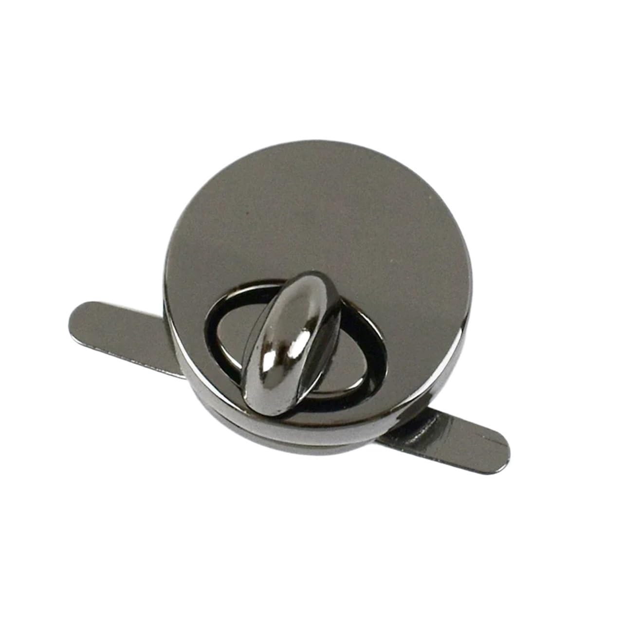 PVUVTNAHW 2/4Pcs 25mm Metal Twist Locks Buckle Bags Round Closing Clasp Handbag Purse Latch Buckles Hardware(GunBlack,4Pcs)