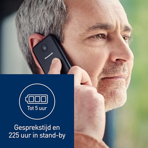 Panasonic KX-TF200 mobiltelefon, dubbelband, Bluetooth, svart