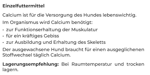 Canina Pulver Di Carbonato Di Calcio, Confezione Da 1 (1 X 1 Kg) [Varie.] - 2