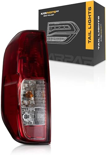 Luz trasera Nissan Frontier 2005-2014 para lado del conductor  Lente transparenteroja  Reemplazo para NI2800170  26555-EA825