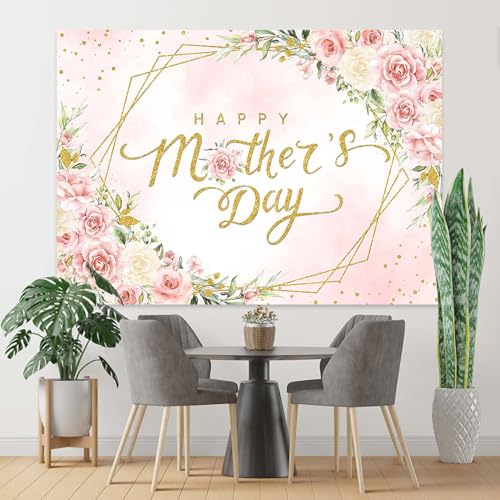 Fondo Fotográfico Rosa Floral Día de la Madre 7x5ft miniatura 3