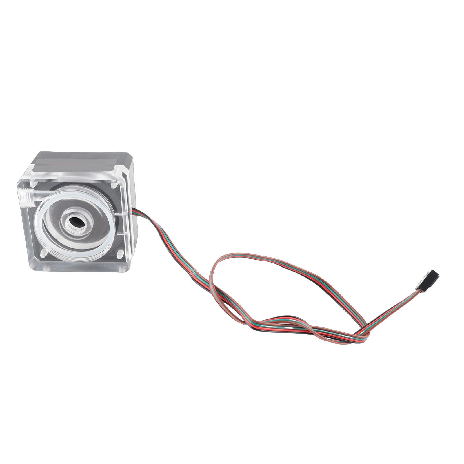 Pompa di Raffreddamento Ad Acqua Resistente PMMA PWM Controllo della velocità per Appassionati di PC Compatibile con Sistemi a 12V