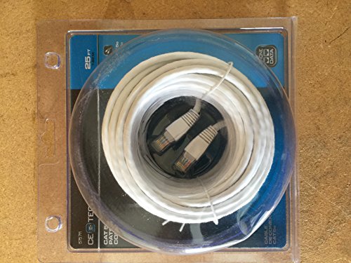 Cable Ethernet Cat 5 con conector RJ45 de 7.62 m miniatura 1