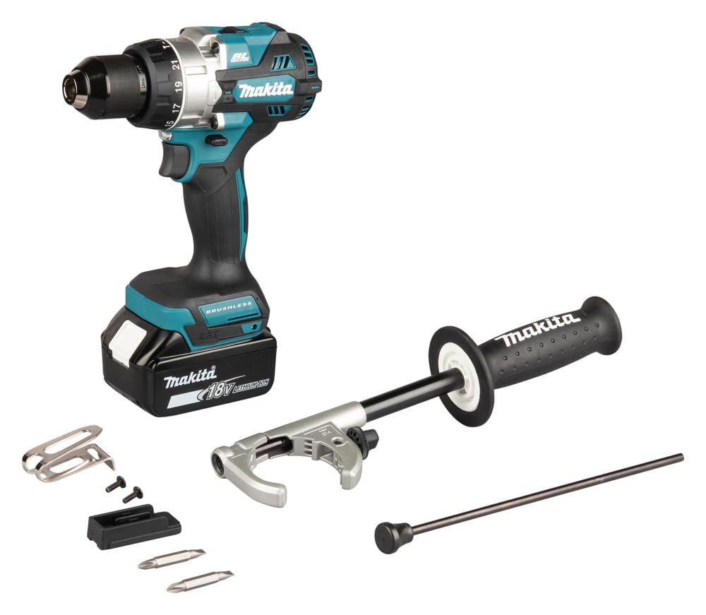 Makita DHP492Z 18V Li-Ion LXT Brushless Trapano combinato, batterie e caricabatterie non inclusi, blu/nero