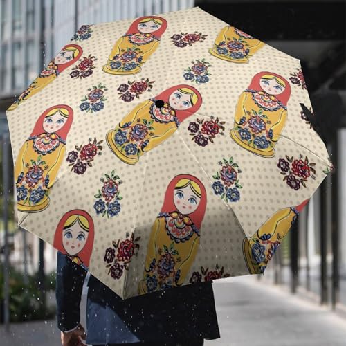 Parapluie automatique compact pour rester au sec en déplacement