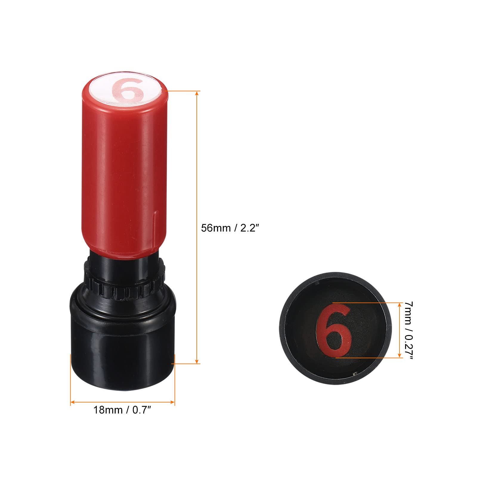 PATIKIL Number Stamps Self Inking - Image 2
