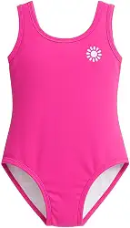 Maiô Natação Malha UV Forrado Menina Praia Piscina Infantil