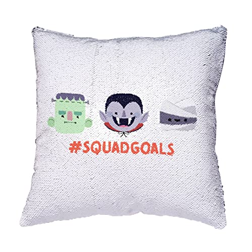 Coussin sequin rouge Halloween Vampire Zombie - Fabulous - 4
