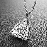 Zoom IMG-1 hzman collana triquetra con nodo Zoom IMG-1 hzman collana triquetra con nodo