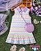 Toddler Girl Dresses 2-3T Baby Fashion Spring Outfit Summer Clothes Matching Rainbow Print Sleeveless Dress Mini Bag Little Beach Sundress 2 Piece 3 Years Old Girls Overall Dress Polo Set