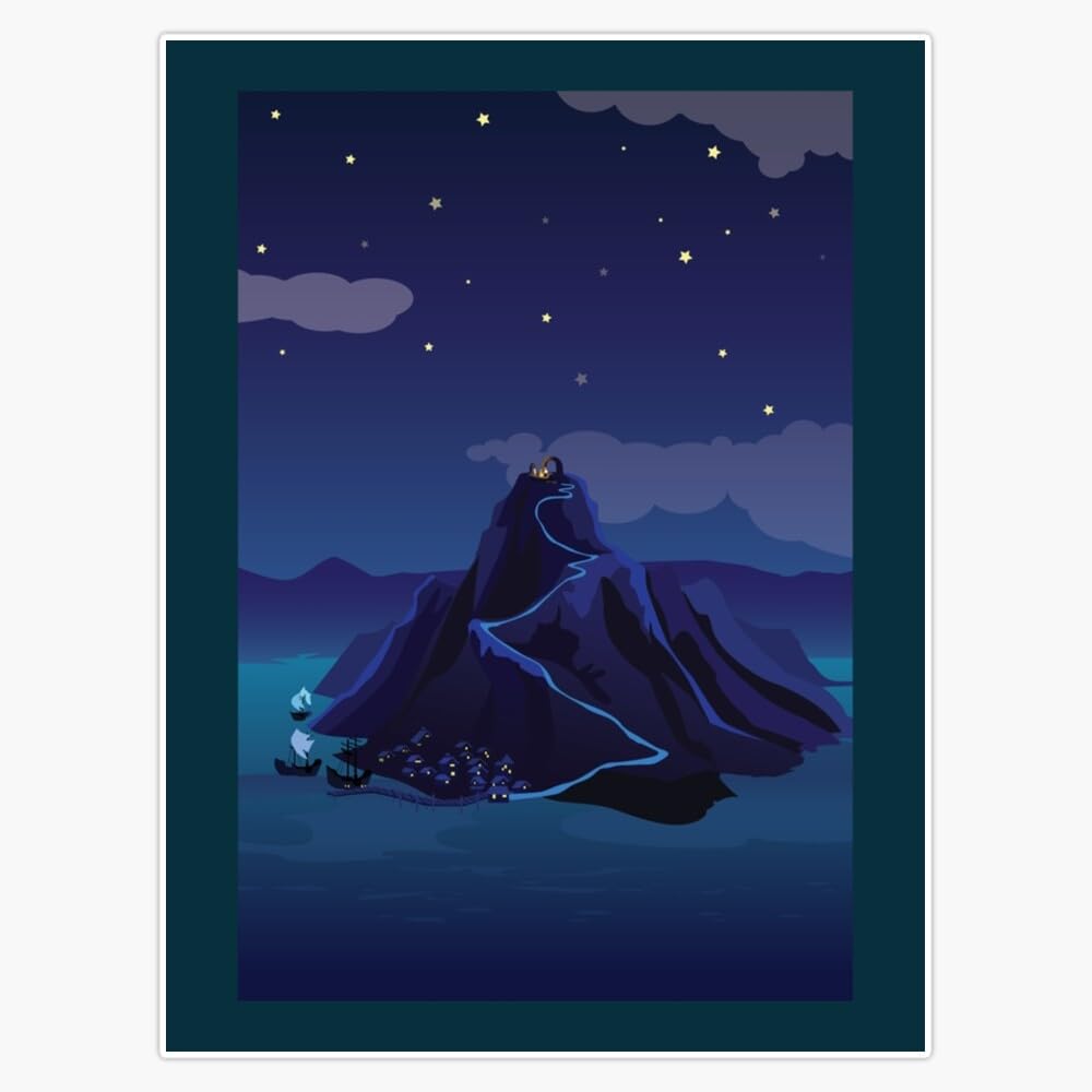 Melee Island The Secret of Monkey Island Bumper Sticker Window Water Bottle Decal 5"