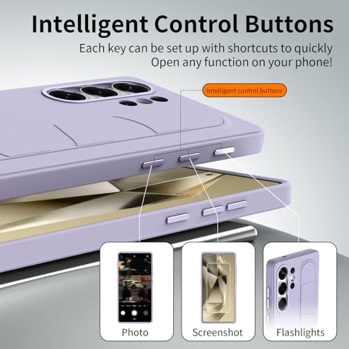 Image of for Samsung Galaxy S23 Ultra 5G with Smart Button, Standing Grip Phone Case with Kickstand, for Samsung S23 Ultra 5G Case Smart Button Cover | Hand Strap | Soft Touch | Stand Grip | Smart Butto