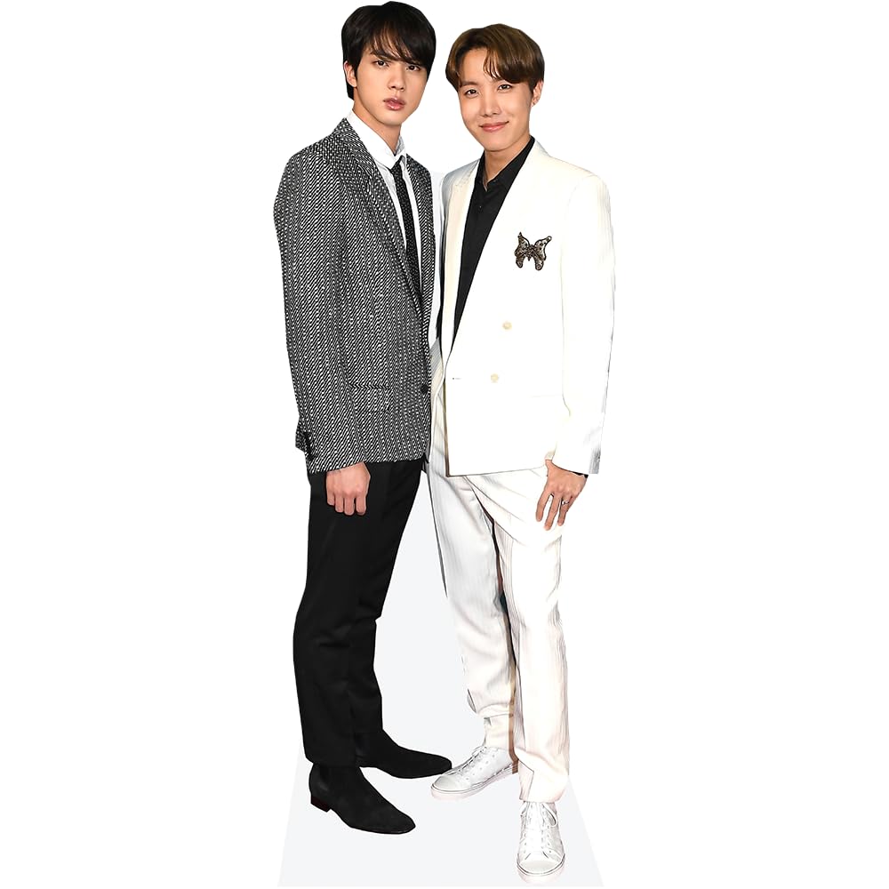 Celebrity Cutouts Lifelike Jin And J-Hope (Duo 1) Mini Celebrity Cutout