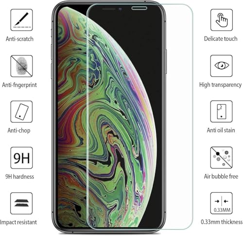 Image of AIBEX Tempered Glass for Apple iPhone 11 / Apple iPhone XR | 9H Hardness | Anti-Glare & Anti-Fingerprint | Water Resistant | Edge-to-Edge Full Screen Protector | Bubble-Free Installation
