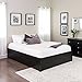 Prepac Select Queen 4-Post Raised Platform 2-Drawer Storage Bed, Modern Queen Storage Bed with Drawers 83