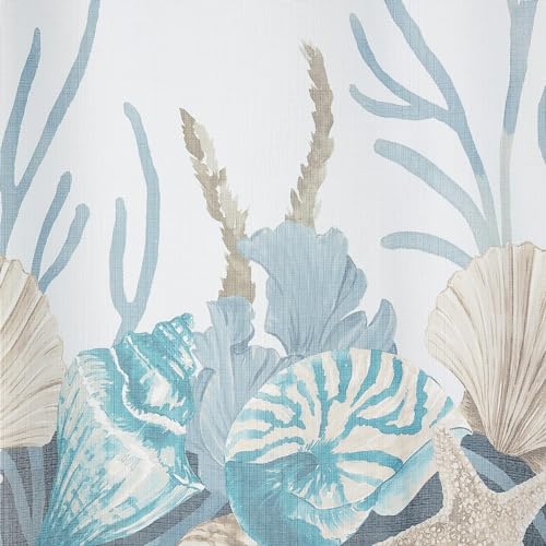 Avanti Linens - Fabric Shower Curtain, Oceanscape Inspired Bathroom Decor (Blue Lagoon Collection) - Image 3