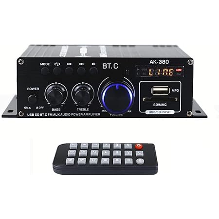 Amazon.co.jp: Weytoll 40W+40W Portable Sound Amplifier Mini Audio Power