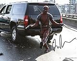 RP Ryan Reynolds Signed 8x10 Photo Reprint COA Certificate of Authentication Autographed Deadpool Movie Poster