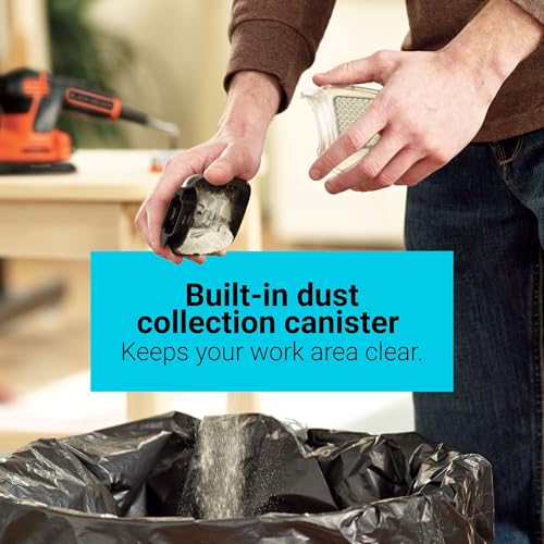 BLACK+DECKER Detail Sander 1.2 Amp
