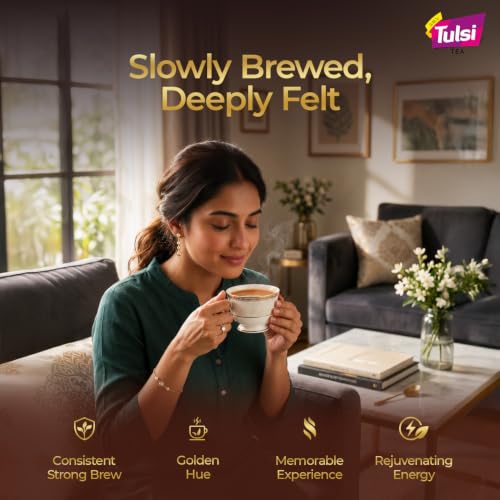 Image of Tulsi Gold Tea CTC Leaf 1KG (Pack of 2)|Pure Assam CTC Leaf