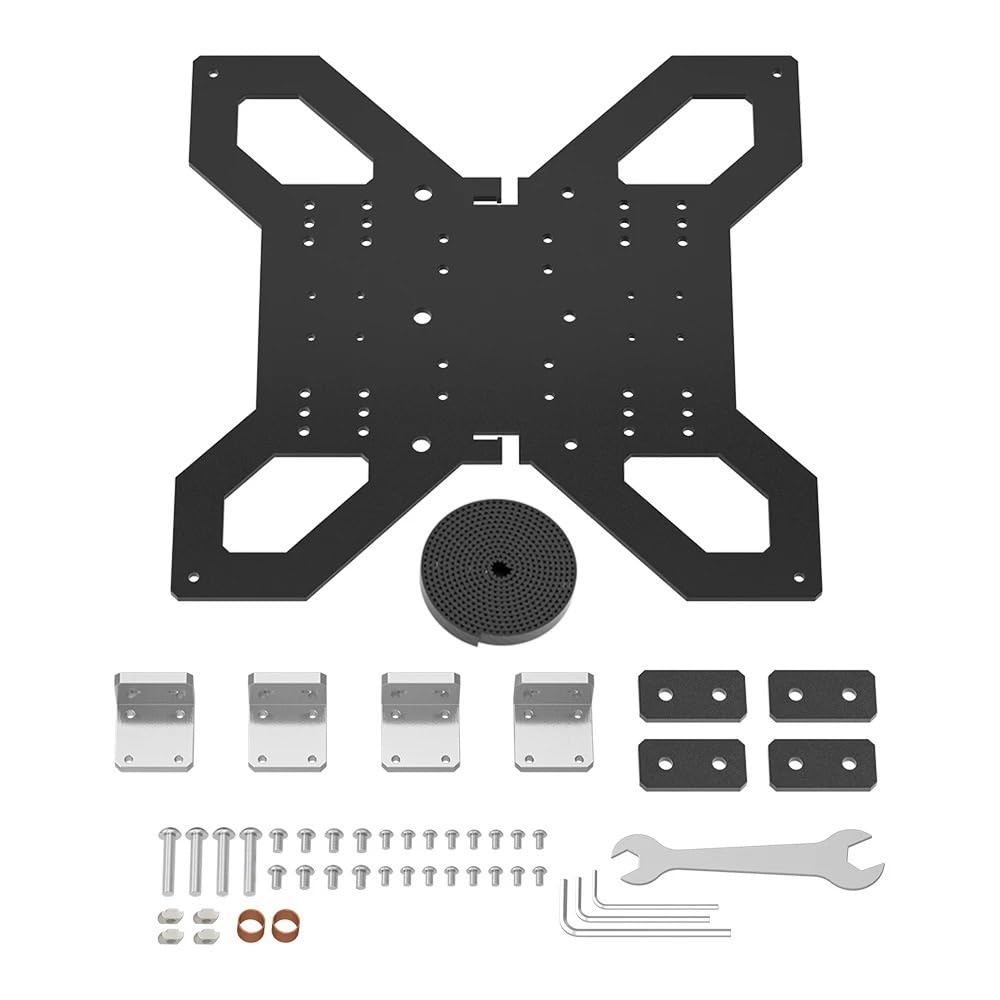 Accessoires et pièces pour imprimantes 3D Imprimante 3D, mise à niveau de l'axe Y, plaque de Support de lit chaud, pièces 3D for lit chauffant en aluminium de 310mm, compatibilité avec Rail linéaire