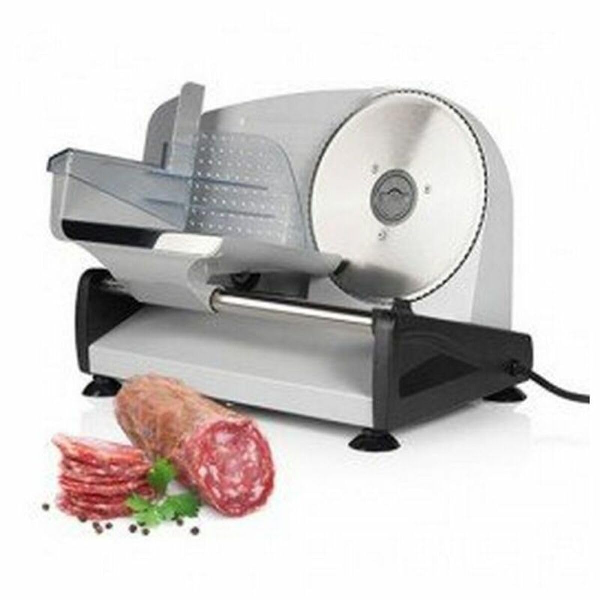 Tristar EM-2099 Cortafiambres - Grosor de corte hasta 1,5 cm, cuchilla de 19 cm, 150 W