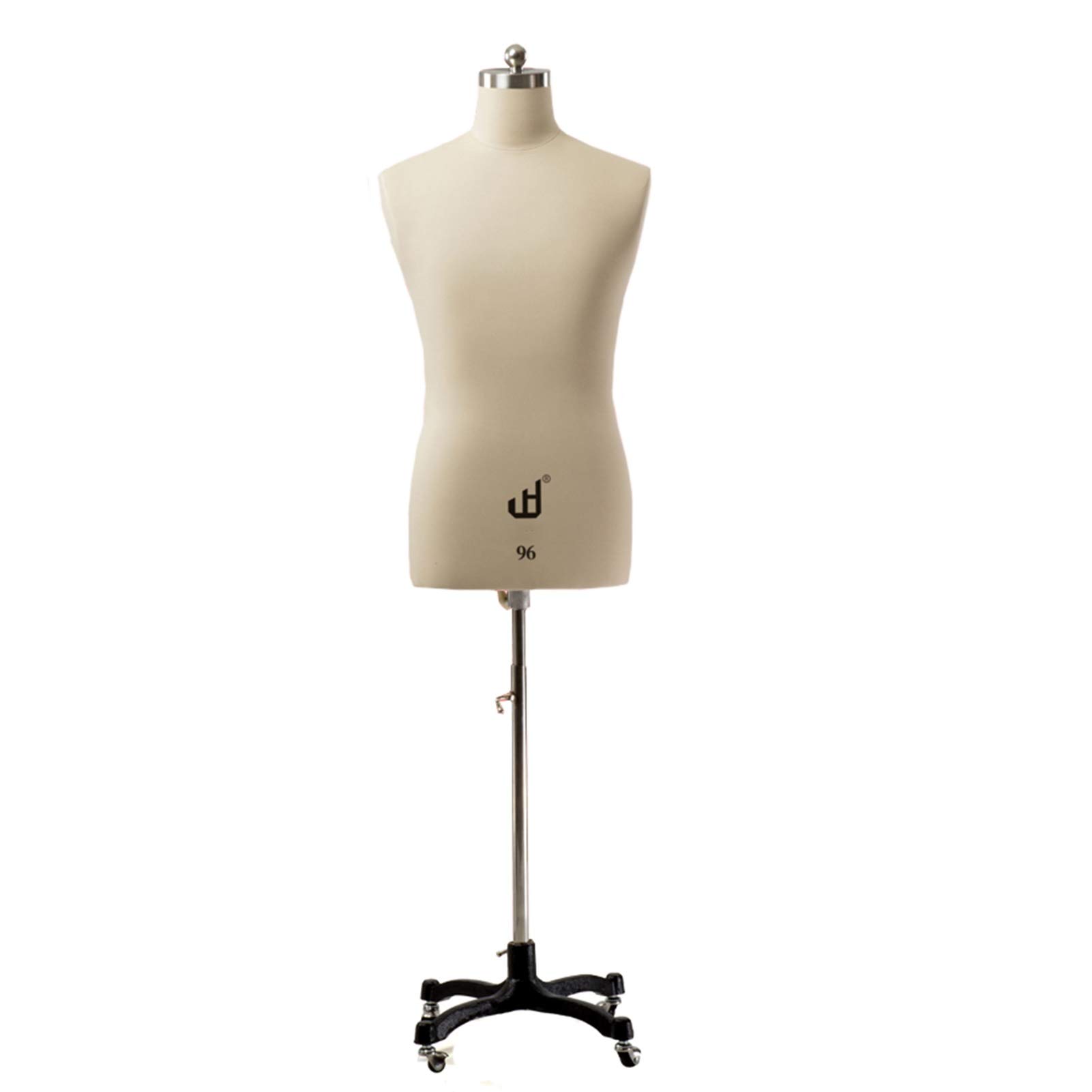 Manekin wystawowy męski Roll Male szycie Mannequin Pinnable, krawiecki, tors dla profesjonalnych projektantów/uczniów, łatwy montaż (rozmiar: Model 88)