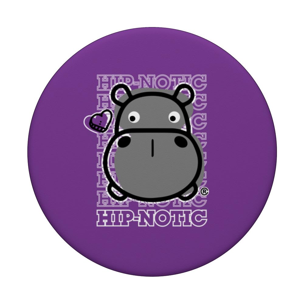 HIP-NOTIC Hippo PopSockets Swappable PopGrip, Black - Image 3