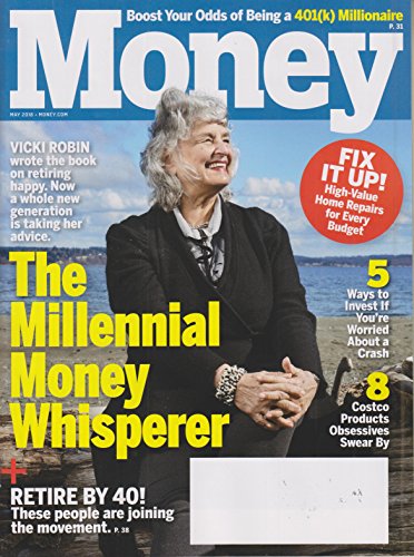 Money May 2018 Vicki Robin - The Millennial Money Whisperer