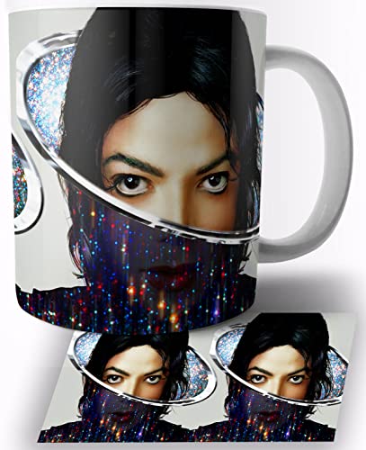 Michael Jackson Xscape Tasse en Céramique Blanche 325ml Mug