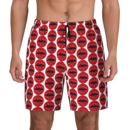Traje de baño para hombre de Tokyo Japan con bolsillos para surf y playa