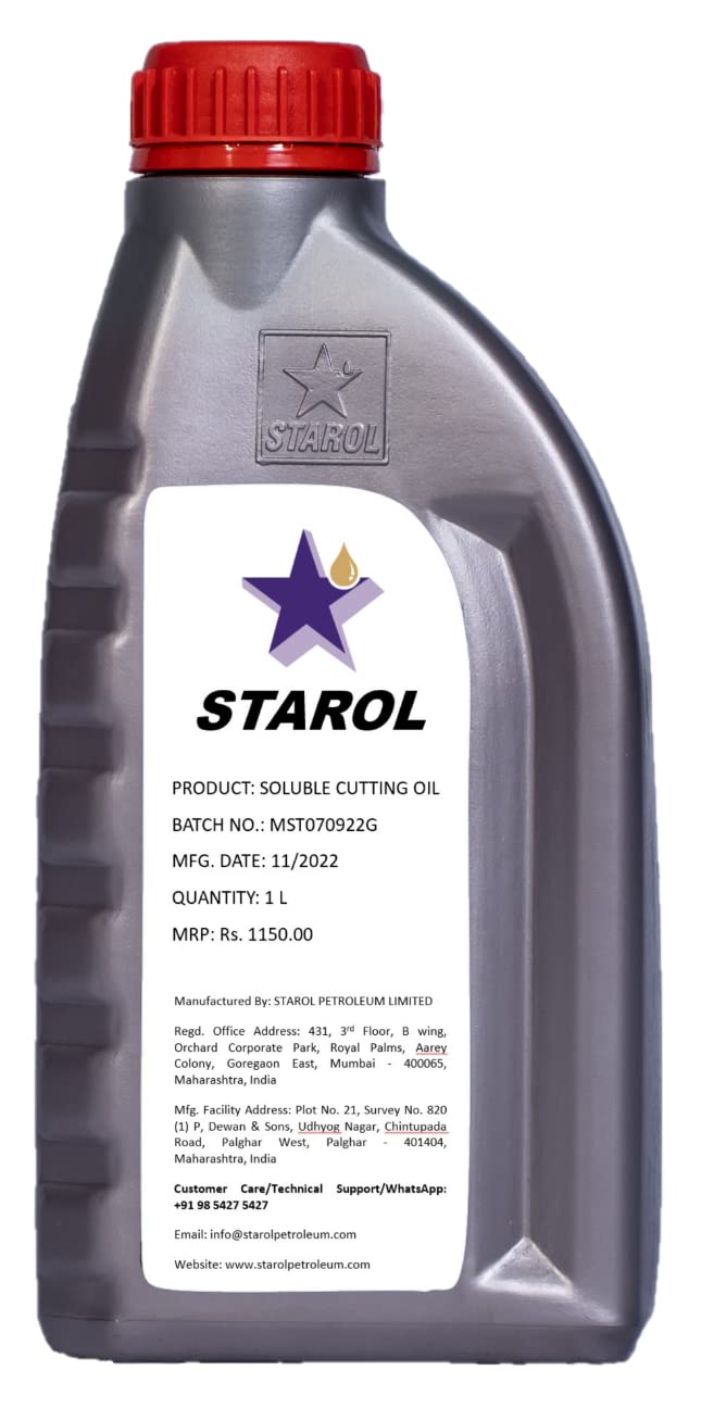 STAROL Water Soluble Cutting oil (Metal Working Fluid) (1 L)