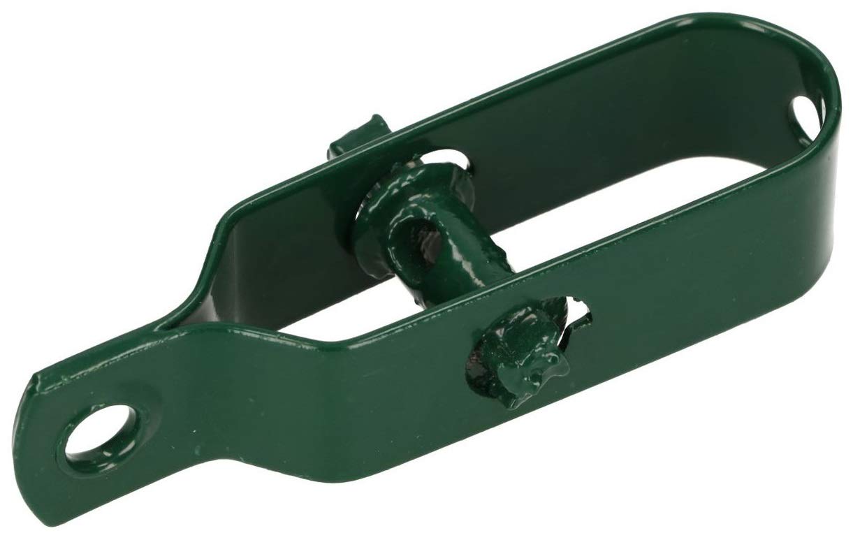 KOTARBAU® Tensor de Alambre para Mallas, 100 mm, Galvanizado, Resistente a la corrosión, Verde, Tensor para Vallas, Accesorio para tensar alambres para Sujetar a la Malla de jardín, 100 Unidades