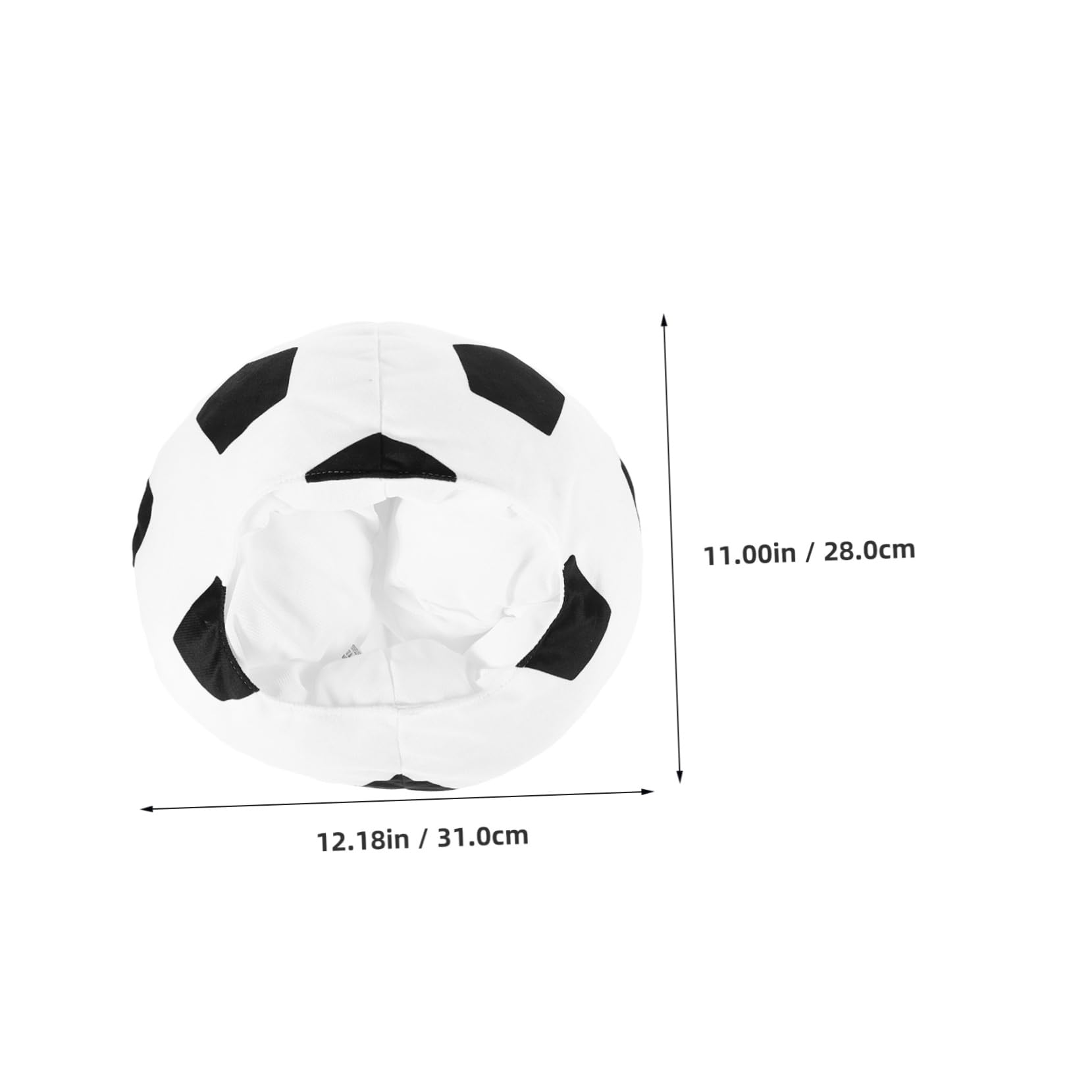 Holibanna Sombrero De Fútbol Divertido y Deportivo Para Fiestas Accesorio De Cabeza Para Animar Eventos Deportivos Protección y Cómoda Para Aficionados Al Fútbol