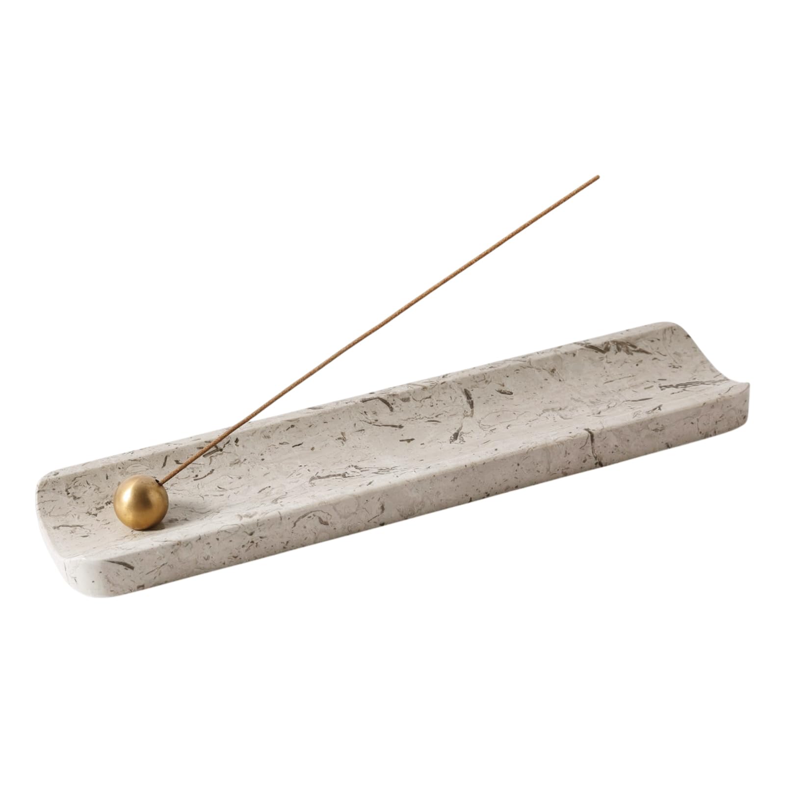 Koville Luxury Natural Marble Incense Holder, Incense Holders for Sticks, Incense Burner Holder, Ideal for Meditation and Relaxing, Easy to Clean