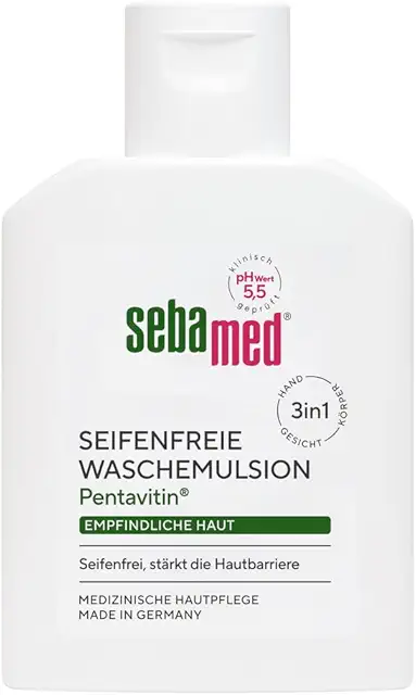 Sebamed Seifenfreie Waschemulsion 50 ml Reisegröße für empfindliche Haut