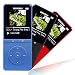 FecPecu Portable 8GB MP3 Player, Expandable Up To 64GB, Blue