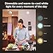 Philips Hue Smart Light Starter Kit - Includes (1) Bridge and (4) 75W A19 E26 LED Smart White and Color Ambiance Bulbs - Control with App - Compatible with Alexa, Google Assistant, and Apple HomeKit