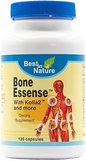 Bone and Joint Supplement with Kolla2 and More - Unique Formula for Bone and Joint Health. (120 Count). Best in Nature Bone Essence